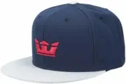 NEW SUPRA ICON SNAP HAT GRAY/ BLUE C3502-440 MEN'S