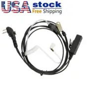 PTT Acoustic Tube Earpiece Headset For PD500 TD500 TD520 PD560 TC-446S Radio