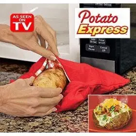 "附發票"potato express微波爐土豆包 馬鈴薯袋 神奇烤土豆袋 土豆烤袋