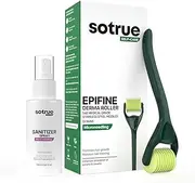 [Sotrue] Epifine Derma Roller For Hair Growth 0.5 mm With 540 Medical Grade Stainless Steel Needles Repairs Damaged Hair, Hair Fall Hair Thickening Reduces Acne Scars Safe Effective To Use