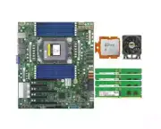 Supermicro H13SSL-NT With AMD EPYC Genoa 9654 QS CPU 64GB RAM and CPU Cooler