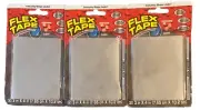 3-Packs Clear Flex Tape Minis As Seen On TV 3 in x 4 in Waterproof Repair