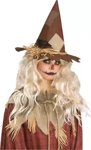 Evil Scarecrow Brown Costume Hat