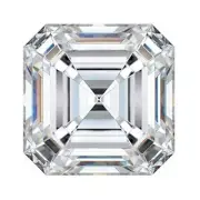 Loose 2Ct Asscher Cut VVS1 Clarity Certified Lab Grown Natural D Color Diamond