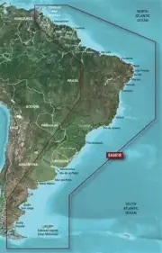 Garmin Bluechart G3 Hd - Hxsa001R South America East Coast Microsd/Sd 010-C1062-