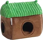 Guinea Bed Cave, Hamster Warm Bed, Guinea Tunnel House, Cuddly Cave House, Guinea Tunnel House, House Cushion Fleece Hut, Cosy House Bedding, Double Sided Velvet
