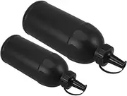 HAWILLOSCH Small Storage Bottles Set 400ml/800ml Round Reusable Balloon Bottle for Toy Accessory Holding
