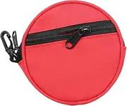 harayaa Fishing Line Storage Bag Handy Tackle Pouch for Outdoor,Lightweight Compact Fly Fishing Reel Case Protector for Men, Red