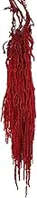 Dried Flower Bouquet, 24-31.5" Hanging Dried Amaranthus, Lifelike Natural Vine Flowers, Reusable Plants for Wedding Bouquet Wall Home Party Decor, Dark Red