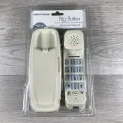Conair Phone Big Button Corded Telephone Illuminated Keypad PR5007ACS New Sealed