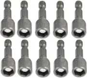 Hex Magnetic Power 8mm 5/16 Socket Adapter Drill Bit Nut Driver Set 1/4 inch ...