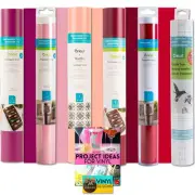 Cricut Premium Vinyl Rolls (5) and Transfer Tape Bundle- Love Potion