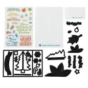 HSN Diamond Press 3D Christmas Gatefold Stamp and Die Kit