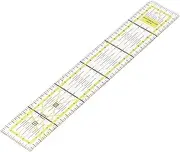 Quilting Ruler Patchwork Ruler Yellow DIY 5X30cm Acrylic Fabric Ruler for Quilters and Sewing Projects