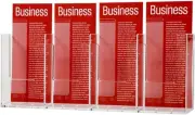 ESSELTE 43329 BROCHURE Holder Wall DL 1T-4 COMP,DL