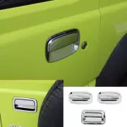 For 2019-2022 Suzuki Jimny Chrome ABS Door/Tailgate Handle Shell Cover Trim 6Pcs (for: Suzuki)