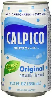 Calpico Original Citrusy Flavor Soft Drink in Can 11.3 fz pack of 24