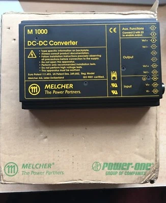 Melcher M1000 DC - DC Converter CM1301-7R IN 28-140 OPT 12V 0-4A Z2737