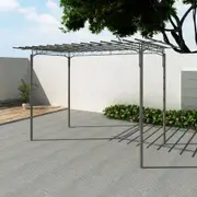 Rose Arch garden arbor Steel Garden Decoration vidaXL