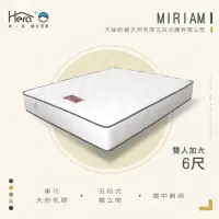 在飛比找momo購物網優惠-【HERA 赫拉】Miriam 天絲防蹣天然乳膠五段式護脊獨