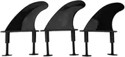 Baxnore 3 PCS Surfboard Fins, Plastic Surfboard Thrusters Fin, Lightweight Surfboard Center Fin, Surfboard Replacement Fin for Sea Surfboard