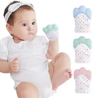 在飛比找momo購物網優惠-【JoyNa】3入 嬰兒牙膠手套 寶寶磨牙拳套牙膠(嬰兒手套