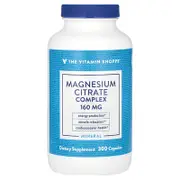 The Vitamin Shoppe, Magnesium Citrate Complex, 160 mg, 300 Capsules