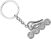 [MOBUTOFU] Roller Skating Keychain Charm Keyring Accessory for Keys Bags Lightweight Stylish Skating Keychains for Everyday Use