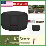 Fade Resistant 44 Inch Round Fire Pit Cover - Heavy Duty Waterproof Protection