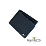 【BRAUN BUFFEL】德國小金牛HOMME-B系列8卡皮夾-藍色 牛皮 BF192-B313-NY