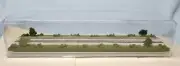 Z SCALE 16" DOUBLE-TRACK DISPLAY CASE "SUMMER SCENE " -FOR ANY Z TRAINS