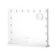 Oikiture Bluetooth Hollywood Makeup Mirrors with LED Light 58x46cm Vanity Mirror
