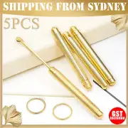 5x Mini Small Keyring EarPick Scoop Bump Spoon Portable Ear Wax Removal Tool