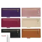 For Samsung Galaxy Z Fold 5 6 Front Pocket Zipper Multi-Card Wallet Phone Case