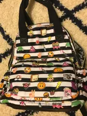Betsey Johnson Backpack Tote Taco Emoji School Travel Diaper Bag NWT $108 Fun