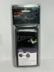 CURT 57184 Electrical Adapter 4-Way Flat Vehicle to 7-Way RV Blade Trailer