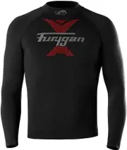 Furygan Active Thermo 37.5, functional shirt , color: Black/Grey/Red , size: M-L