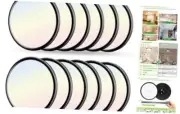 12 Pack 3200lm LED Flush Mount Ceiling Light 12 Inch,5CCT 12-Pack Black