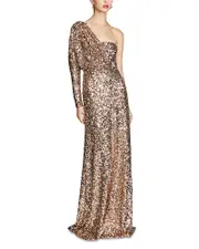 Halston Ramona Sequins Gown 2
