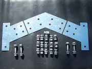Industrial Carport Garage Shed Purlin Brackets Set 3-4inch Post x6inch CSection