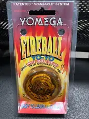 Vintage Yomega Yo-Yo Corp MADE IN USA Fireball High Performance Yo-Yo Amber New