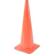 28"" Traffic Cone Non-Reflective Orange 10 lbs 2825-10 Lakeside Plastics Inc
