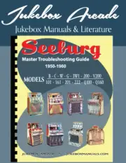 Seeburg Master Troubleshooting Guide & Manual 1950-60 ovr325pages JukeboxArcade