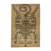 New Designed Leopard Hand Tufted Area Rug Carpet 100% woolen Rugs