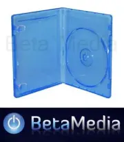 3 x Blu ray Single 7mm Quality Slimline cases with Logo Bluray cover