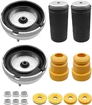 12 Pcs Front Strut Shock Mount with Upper Lower Support and Bump Stops Kits Compatible with BMW X5 2007-2009 X6 2008-2009 Replace 31336788776 31336774738 31336776391 31336857001 31336776390