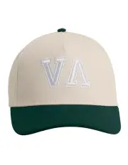 [RVCA] League Va Pinched Snapback in White