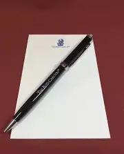 The RITZ CARLTON Black Ball Point Twist Metal Pen Collectible NEW