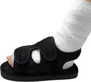 Unisex Post-Fracture Foot Protection Shoes Recovery Fracture Toe Surgical Gypsum Shoes for Broken Toes Ankles Heel Injuriy Fixed Shoes Adjustable Sock Sleeve Plaster Cast Gypsum Shoe(1Pc)