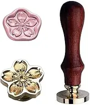 JUPPE Beautiful Cherry Blossoms Wax Seal Stamp, Flower Sealing Wax Stamp, Plant Wedding Invitation Birthday Party Sealing (Cherry Blossoms)